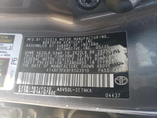 Photo 11 VIN: 4T4BF1FK9FR503910 - TOYOTA CAMRY 