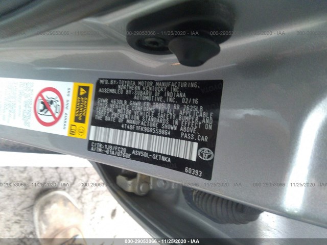 Photo 8 VIN: 4T4BF1FK9GR559864 - TOYOTA CAMRY 