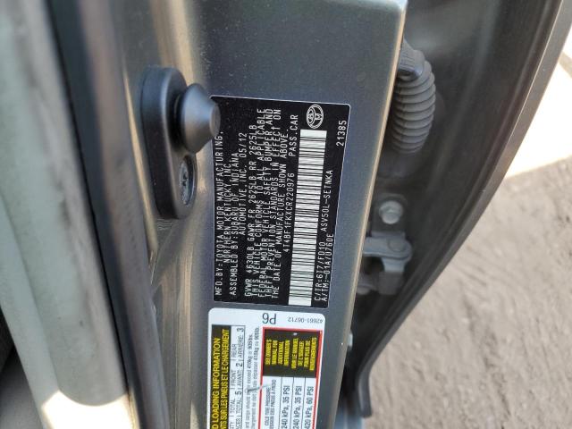 Photo 11 VIN: 4T4BF1FKXCR220976 - TOYOTA CAMRY BASE 