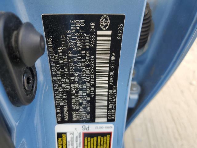 Photo 11 VIN: 4T4BF1FKXDR283819 - TOYOTA CAMRY 