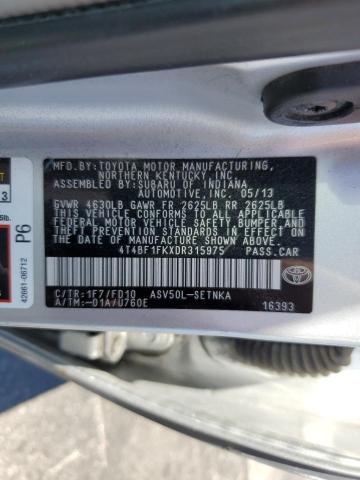 Photo 11 VIN: 4T4BF1FKXDR315975 - TOYOTA CAMRY L 