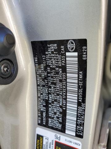 Photo 12 VIN: 4T4BF1FKXER367995 - TOYOTA CAMRY L 