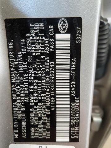 Photo 11 VIN: 4T4BF1FKXFR453213 - TOYOTA CAMRY LE 