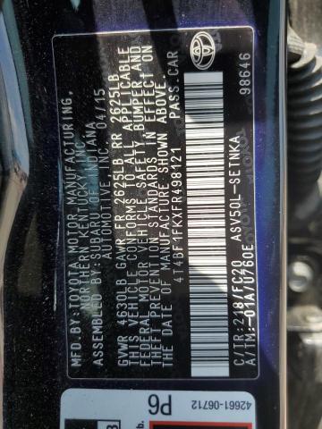 Photo 12 VIN: 4T4BF1FKXFR498121 - TOYOTA CAMRY 