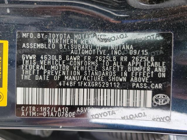 Photo 11 VIN: 4T4BF1FKXGR529112 - TOYOTA CAMRY 