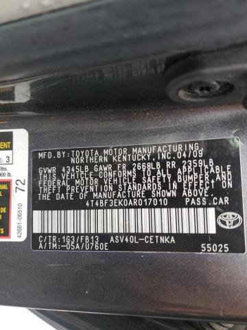 Photo 12 VIN: 4T4BF3EK0AR017010 - TOYOTA CAMRY 