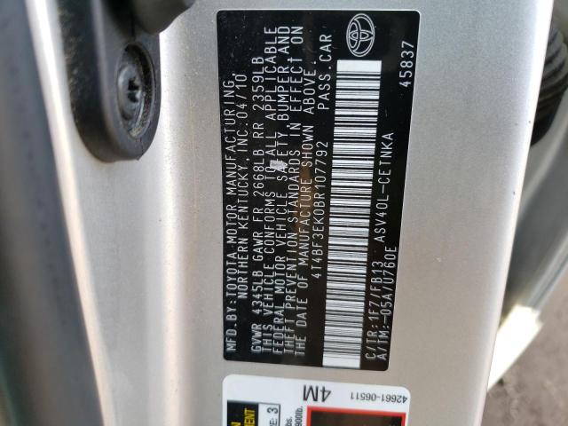 Photo 11 VIN: 4T4BF3EK0BR107792 - TOYOTA CAMRY 