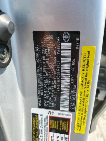 Photo 11 VIN: 4T4BF3EK0BR146754 - TOYOTA CAMRY BASE 