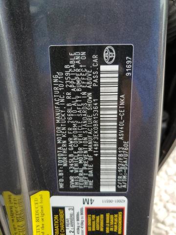 Photo 12 VIN: 4T4BF3EK0BR153641 - TOYOTA CAMRY BASE 