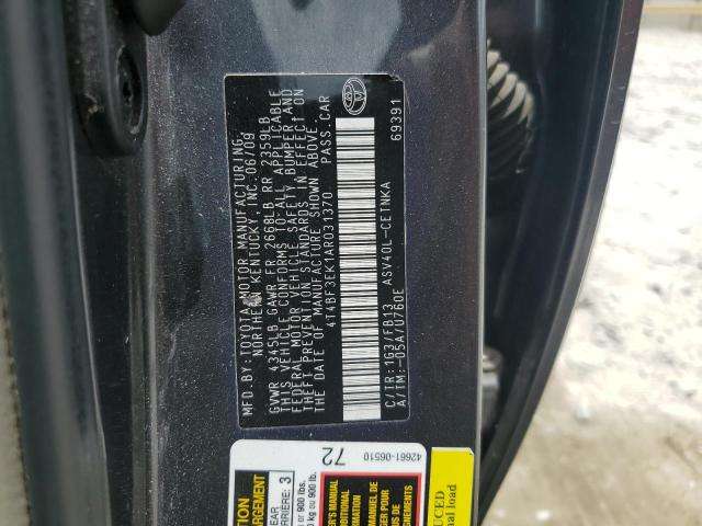 Photo 11 VIN: 4T4BF3EK1AR031370 - TOYOTA CAMRY BASE 