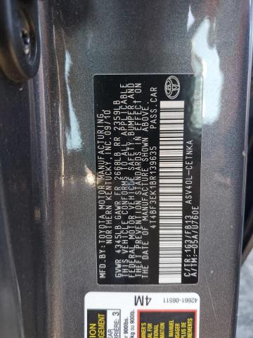 Photo 9 VIN: 4T4BF3EK1BR139635 - TOYOTA CAMRY BASE 