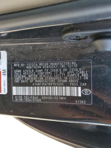 Photo 11 VIN: 4T4BF3EK1BR163305 - TOYOTA CAMRY 