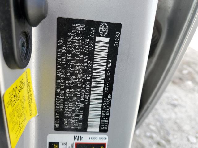 Photo 11 VIN: 4T4BF3EK1BR216682 - TOYOTA CAMRY 