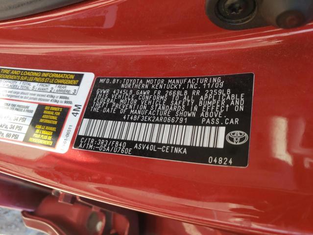 Photo 11 VIN: 4T4BF3EK2AR066791 - TOYOTA CAMRY 