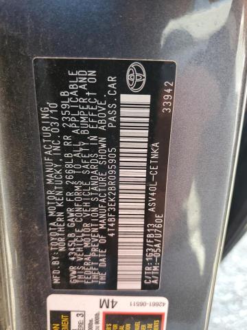 Photo 11 VIN: 4T4BF3EK2BR095905 - TOYOTA CAMRY BASE 