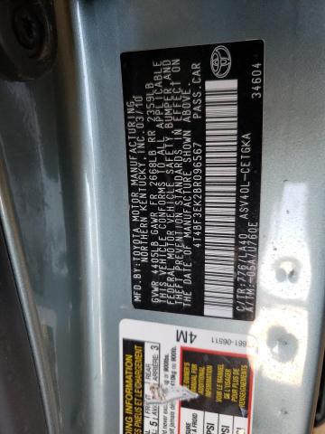 Photo 11 VIN: 4T4BF3EK2BR096567 - TOYOTA CAMRY BASE 