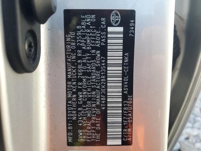 Photo 11 VIN: 4T4BF3EK2BR135447 - TOYOTA CAMRY BASE 