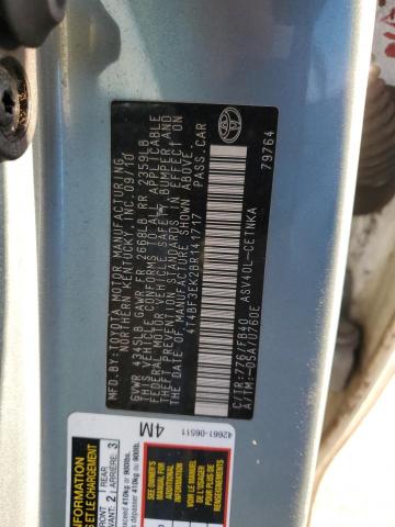 Photo 11 VIN: 4T4BF3EK2BR141717 - TOYOTA CAMRY BASE 