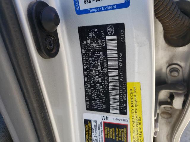 Photo 11 VIN: 4T4BF3EK2BR168125 - TOYOTA CAMRY BASE 