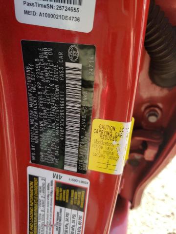 Photo 9 VIN: 4T4BF3EK2BR186611 - TOYOTA CAMRY BASE 