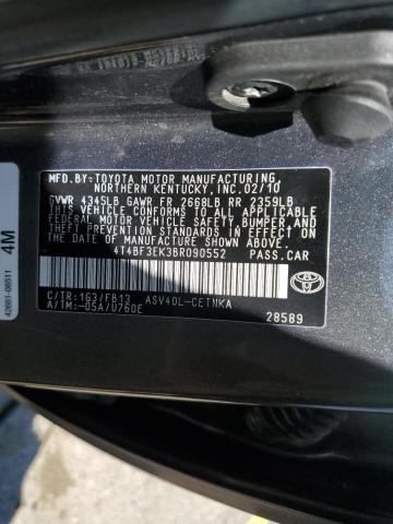 Photo 11 VIN: 4T4BF3EK3BR090552 - TOYOTA CAMRY 