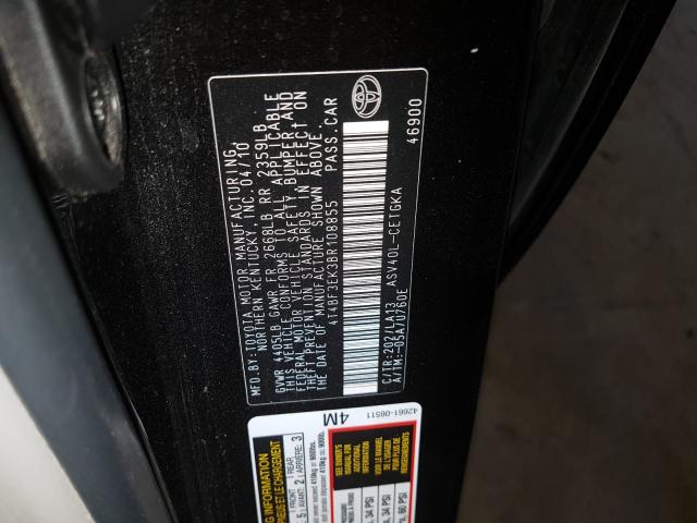 Photo 9 VIN: 4T4BF3EK3BR108855 - TOYOTA CAMRY BASE 