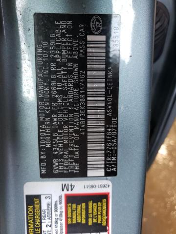 Photo 9 VIN: 4T4BF3EK3BR147462 - TOYOTA CAMRY BASE 