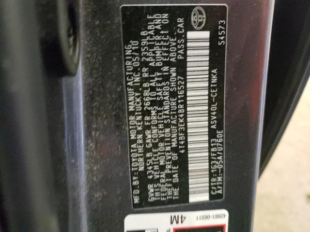 Photo 12 VIN: 4T4BF3EK4BR116527 - TOYOTA CAMRY BASE 