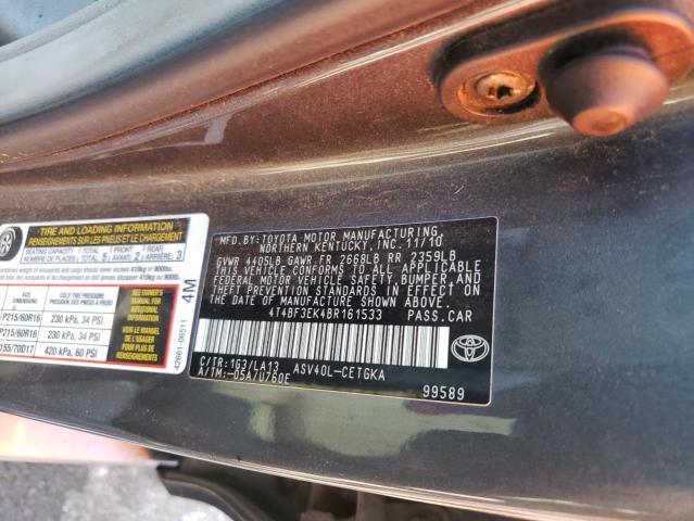 Photo 9 VIN: 4T4BF3EK4BR161533 - TOYOTA CAMRY BASE 