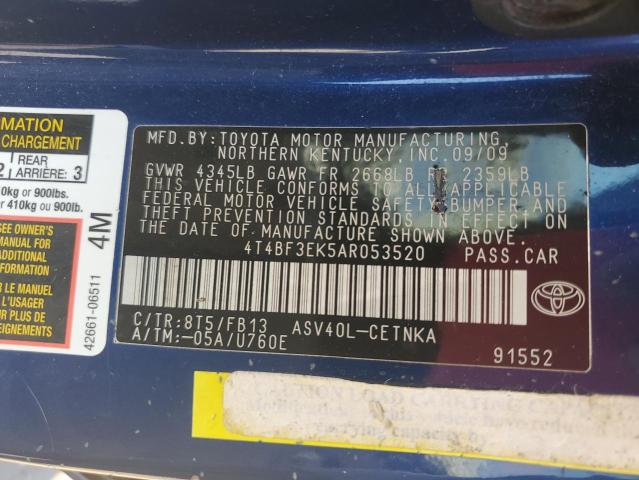 Photo 11 VIN: 4T4BF3EK5AR053520 - TOYOTA CAMRY 