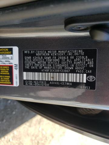 Photo 9 VIN: 4T4BF3EK5BR123907 - TOYOTA CAMRY BASE 