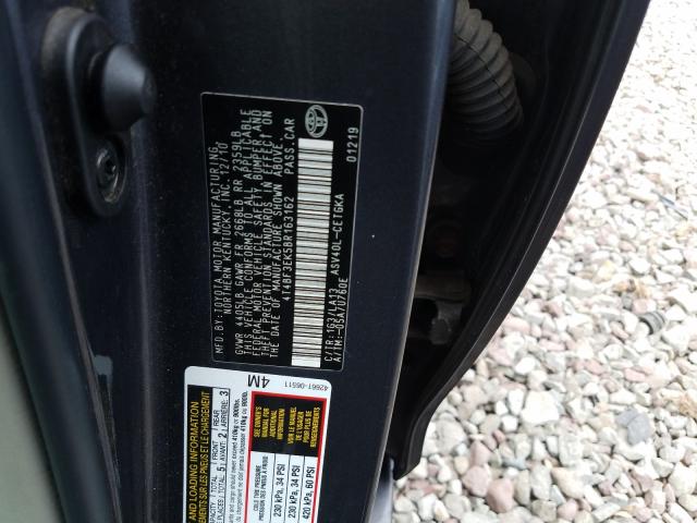 Photo 9 VIN: 4T4BF3EK5BR163162 - TOYOTA CAMRY BASE 