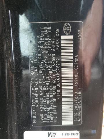 Photo 11 VIN: 4T4BF3EK6AR076272 - TOYOTA CAMRY BASE 