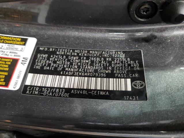 Photo 11 VIN: 4T4BF3EK6AR079396 - TOYOTA CAMRY BASE 