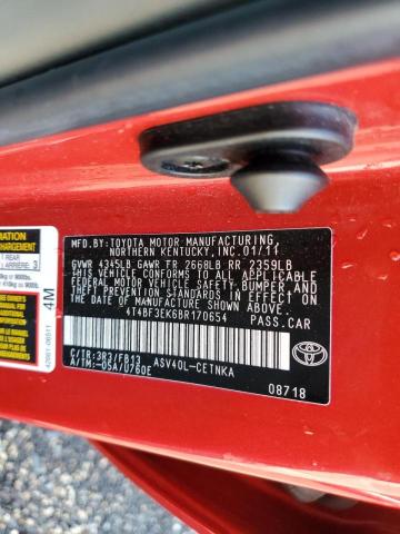 Photo 9 VIN: 4T4BF3EK6BR170654 - TOYOTA CAMRY BASE 