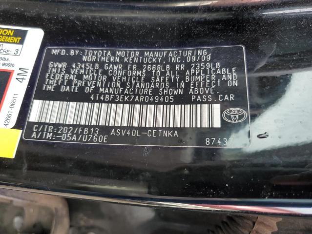 Photo 12 VIN: 4T4BF3EK7AR049405 - TOYOTA CAMRY 