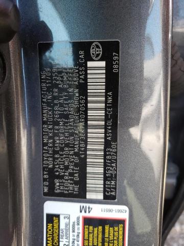 Photo 11 VIN: 4T4BF3EK7AR070562 - TOYOTA CAMRY BASE 