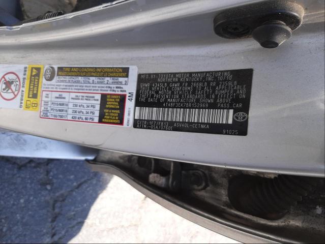 Photo 9 VIN: 4T4BF3EK7BR152969 - TOYOTA CAMRY BASE 