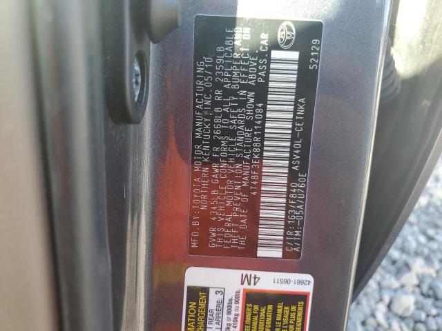 Photo 11 VIN: 4T4BF3EK8BR114084 - TOYOTA CAMRY BASE 