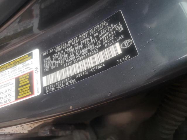 Photo 9 VIN: 4T4BF3EK8BR136053 - TOYOTA CAMRY BASE 