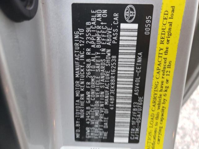 Photo 9 VIN: 4T4BF3EK8BR162538 - TOYOTA CAMRY BASE 