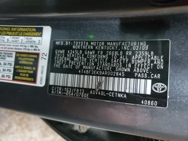 Photo 9 VIN: 4T4BF3EK9AR002845 - TOYOTA CAMRY BASE 