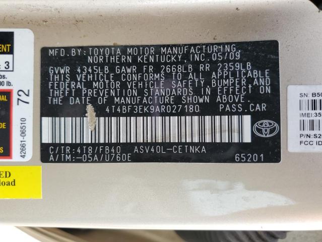 Photo 11 VIN: 4T4BF3EK9AR027180 - TOYOTA CAMRY BASE 