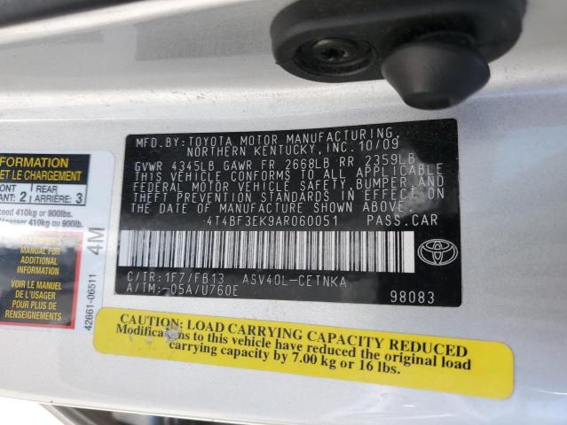 Photo 11 VIN: 4T4BF3EK9AR060051 - TOYOTA CAMRY 