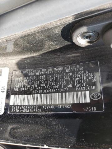 Photo 9 VIN: 4T4BF3EK9BR119472 - TOYOTA CAMRY BASE 