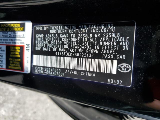 Photo 11 VIN: 4T4BF3EK9BR122436 - TOYOTA CAMRY 