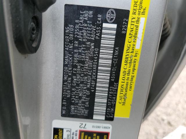 Photo 11 VIN: 4T4BF3EKXAR044540 - TOYOTA CAMRY 