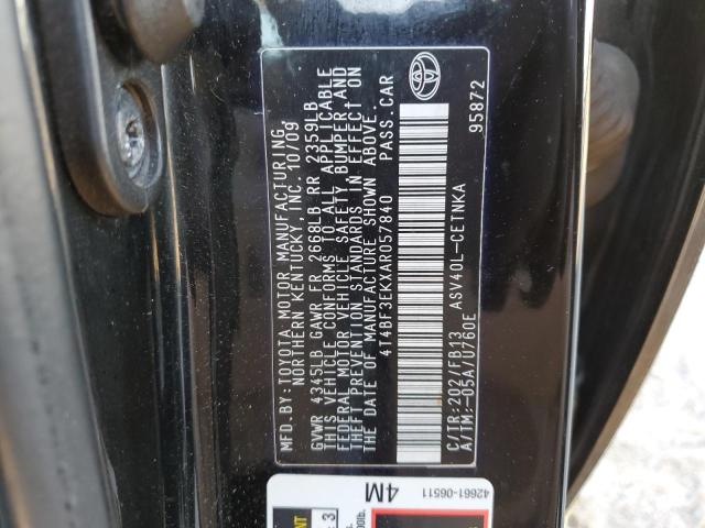 Photo 11 VIN: 4T4BF3EKXAR057840 - TOYOTA CAMRY 