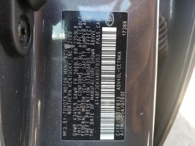 Photo 11 VIN: 4T4BF3EKXAR079353 - TOYOTA CAMRY BASE 