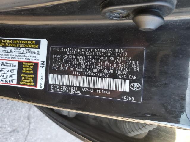 Photo 11 VIN: 4T4BF3EKXBR158202 - TOYOTA CAMRY BASE 